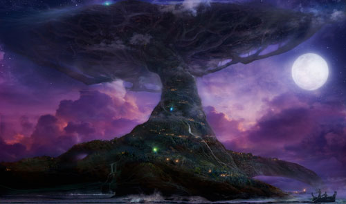Teldrassil - Svetový strom, ktorí vytvorili night elf druidi